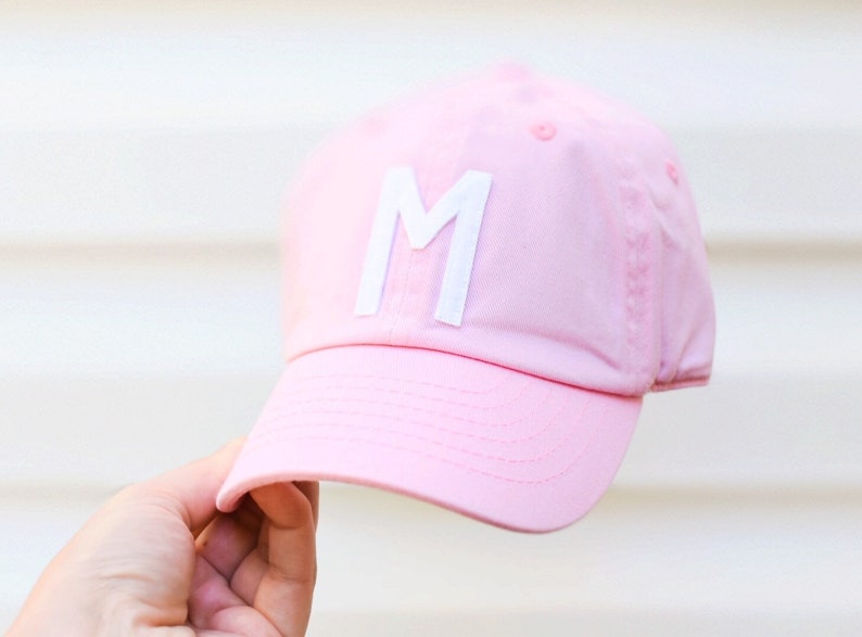 Custom kids letter hat toddler hat personalized kids hat adult custom hat toddler hat personalized kids hat kids baseball hat image 1