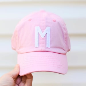 Custom kids letter hat toddler hat personalized kids hat adult custom hat toddler hat personalized kids hat kids baseball hat image 2