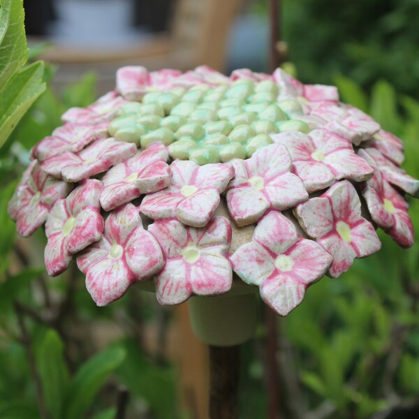 Hortensie, Blütenstecker, Gartendekoration, Gartenkeramik