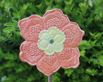 flower, garden stake, flower box, pot, blossom, colorful