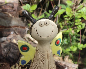 Butterfly Sophia, garden figure, garden ceramics, decoration, garden, butterfly