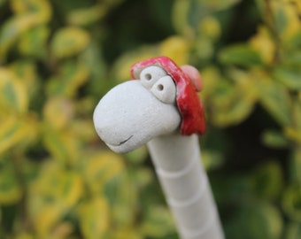 Worm plug Lola, garden decoration, plug, worm, flower box