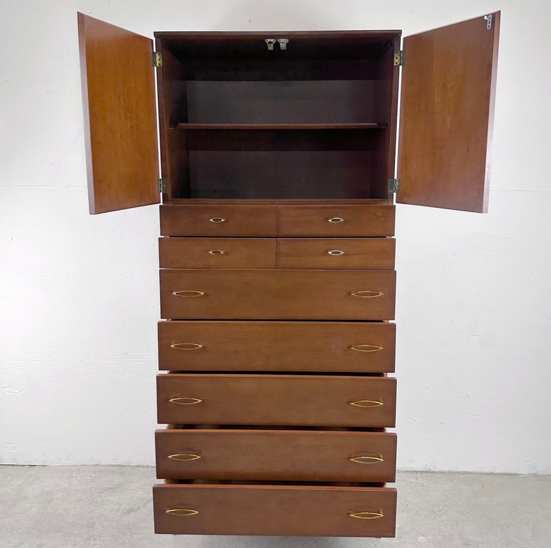 Midcentury contessa Armoire Dresser From Etsy