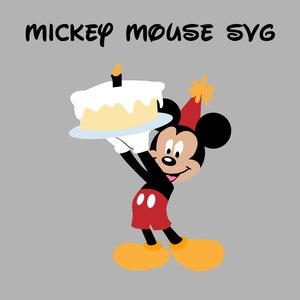 Mickey Mouse SVG - Mickey Mouse Birthday SVG