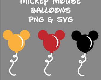 Free Free 63 Svg Mickey Balloons Disney Balloon Svg SVG PNG EPS DXF File