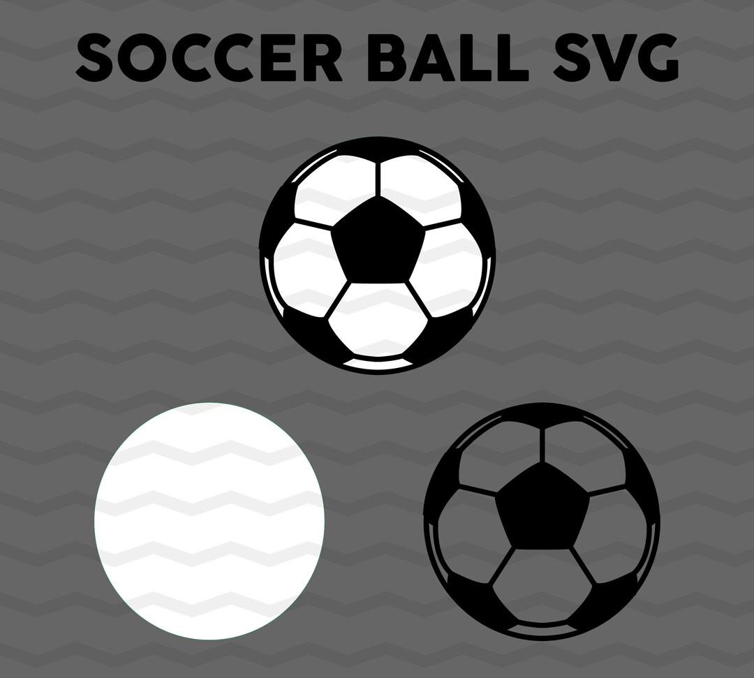 Soccer Ball SVG - Soccer SVG for Cricut, Silhouette, Laser Cutter, Etc ...