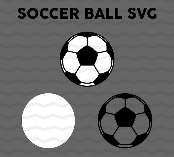 Soccer Ball SVG - Soccer SVG for Cricut, Silhouette, Laser Cutter, etc.