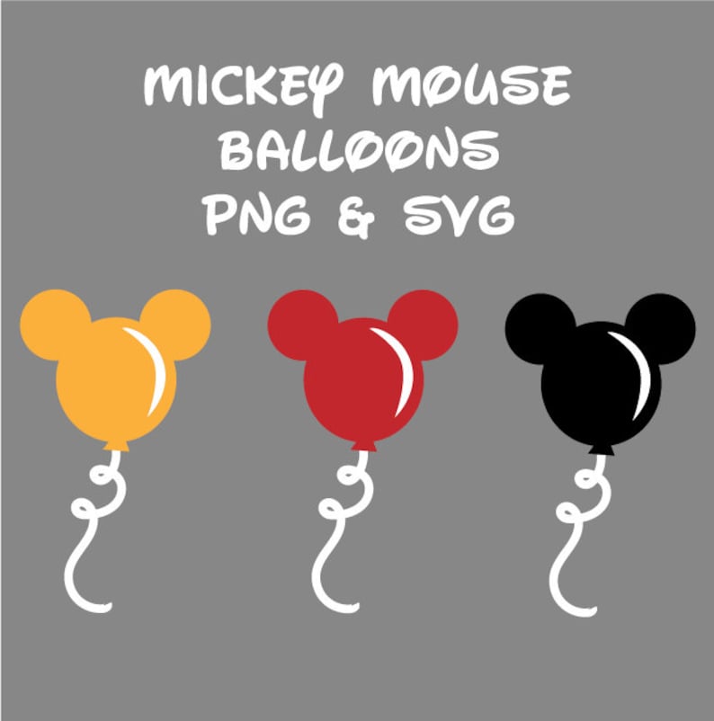 Free Free 256 Svg Mickey Balloons Disney Balloon Svg SVG PNG EPS DXF File