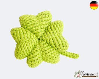 Crochet Pattern Cloverleaf • Renirumi