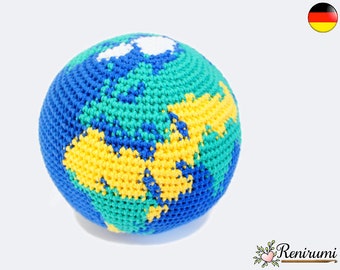 Crochet Pattern Globe • Renirumi