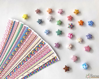 DIY 100 • Hearts • Lucky Stars Origami Paper Strips - Paper Stars
