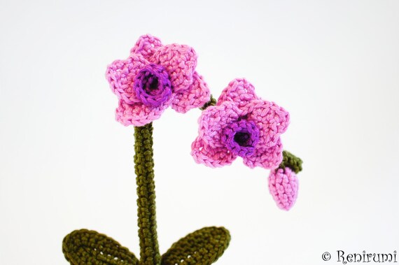 Häkelanleitung Orchidee Renirumi