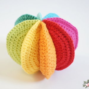 Crochet pattern rainbow ball Renirumi image 3