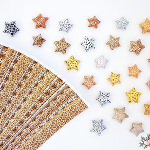 DIY 100 • Tierfell • Lucky Stars Origami Papierstreifen - Papiersterne