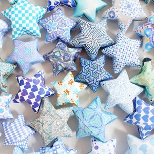 DIY 100 Blue Lucky Stars Origami Paper Strips Paper Stars image 4