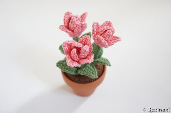 Häkelanleitung Tulpe Renirumi