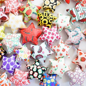 DIY 100 Obst / Früchte Lucky Stars Origami Papierstreifen Papiersterne Bild 4