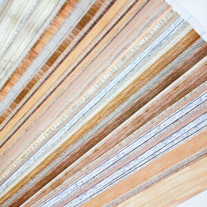 DIY 100 Wood Lucky Stars Origami Paper Strips Paper Stars image 2