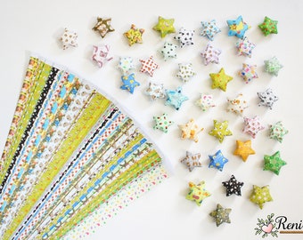 DIY 100 • Animals • Lucky Stars Origami Paper Strips - Paper Stars