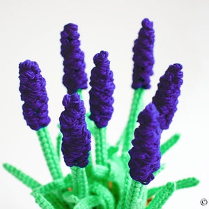 Crochet pattern grape hyacinth pot flower Renirumi image 4