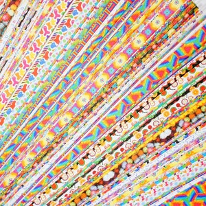 DIY 100 Rainbow Lucky Stars Origami Paper Strips Paper Stars image 3