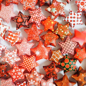 DIY 100 Red Lucky Stars Origami Paper Strips Paper Stars image 4