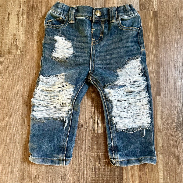 Distressed Jeans, Infant, Toddler, Baby Girl