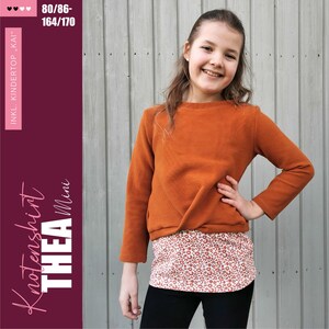 Knotted Shirt Thea Mini - Pattern and Sewing Instructions