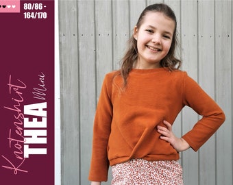 Knot shirt Thea Mini - patroon en naai instructies