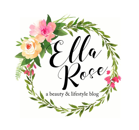 Premade Logo Design Business Logo Floral Rose Bouquet Etsy