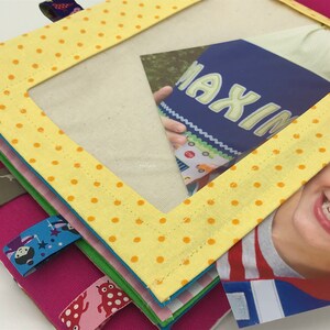 Ab 46,90 Euro: Knautsch-Kinderfotoalbum mit eingesticktem Namen Bild 4