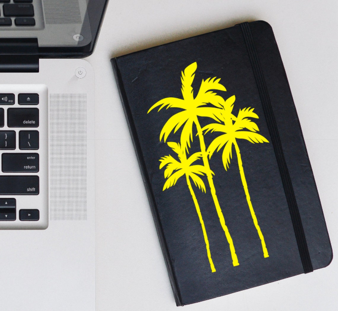 Palm Tree Vinyl Decal Sticker - 6 Inch Car Window Laptop Decoration Multiple Surfaces