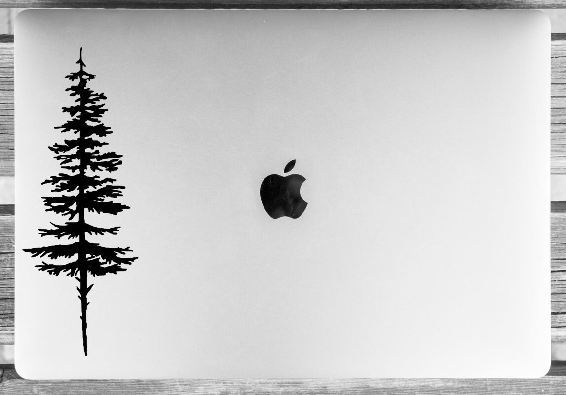 Fir Real Sticker Fir Tree Vinyl Decal - Car, Laptop, Tumbler Sticker - Etsy