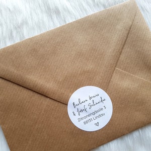 Absenderadresse Hochzeitspost