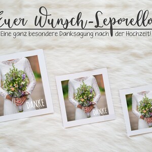 Euer WUNSCH LEPORELLO | Eine ganz besondere Danksagung nach der Hochzeit | Für eure bis zu 10 schönsten Fotos!