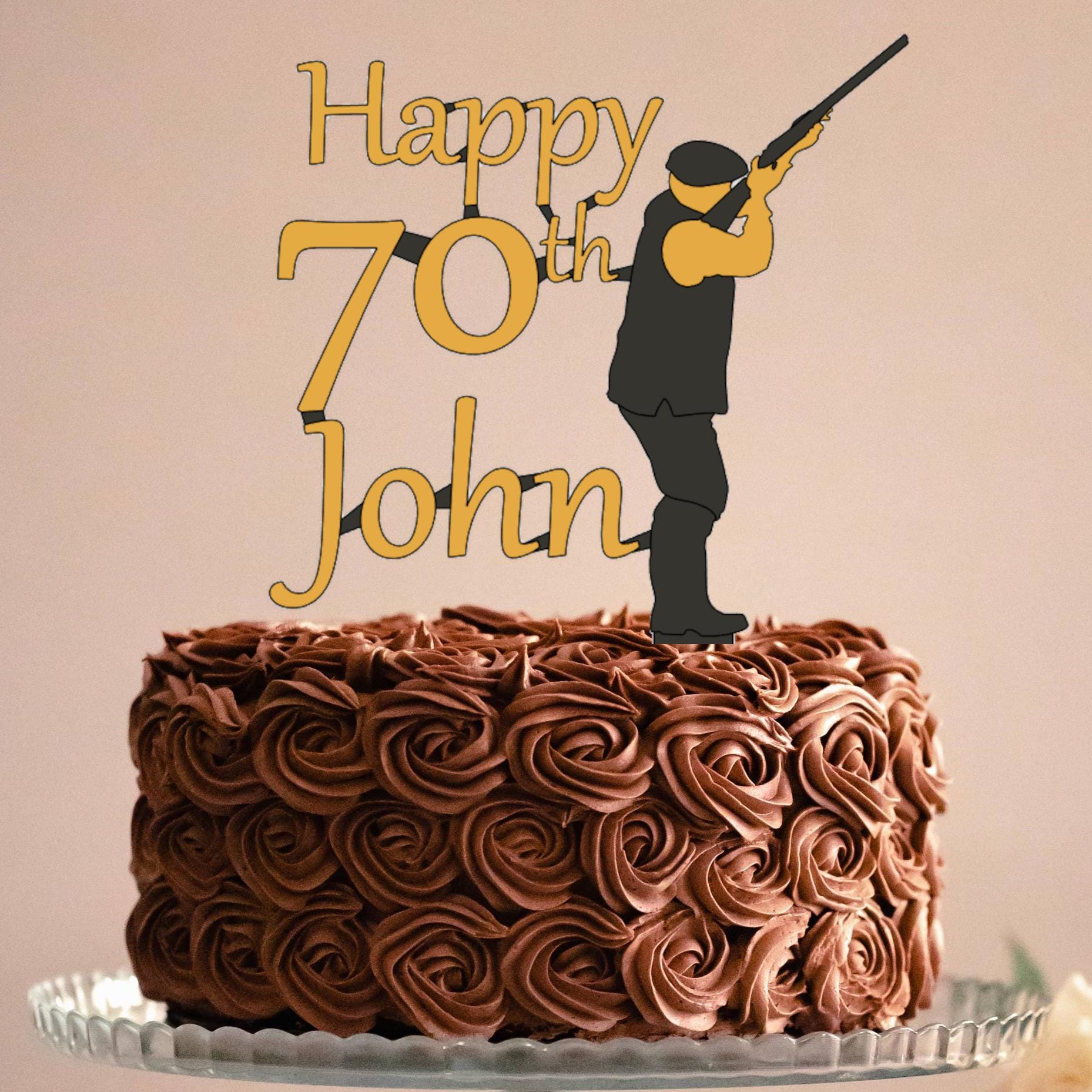 Shotgun Cake Topper UK