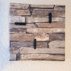Mini -  Memoboard / Pinnwand &quot;steinig&quot;