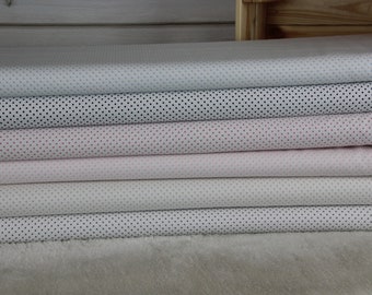 Cotton small dots white with dots