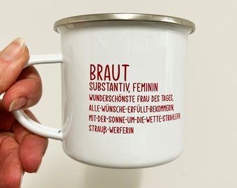 Enamel Mug Bride