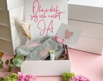 Ohne dich sag ich nicht JA Geschenkbox