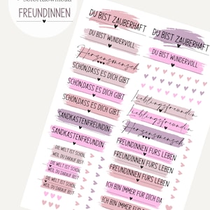 Freundin PDF Vorlage Kerzentattoo Kerzensticker Kerzen Wasserschiebefolie Download Stabkerze Freundinnen Herzensmensch