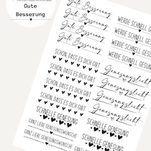Gute Besserung PDF Vorlage Kerzentattoo Kerzensticker Kerzen Wasserschiebefolie Download Stabkerze