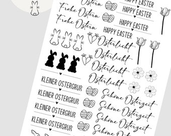 Ostern PDF Vorlage Kerzentattoo Kerzensticker Kerzen Wasserschiebefolie Download Stabkerze Easter Frühling