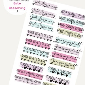 Gute Besserung PDF Vorlage Kerzentattoo Kerzensticker Kerzen Wasserschiebefolie Download Stabkerze