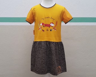 Kleid Tunika Größe 98 Fuchs Gelb