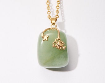 Zodiac pendant with chain - Cancer