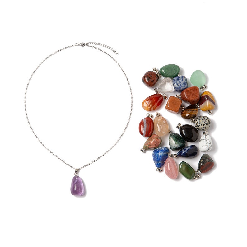 Jewelry advent calendar with 24 different gemstones image 2