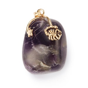 Zodiac pendant with chain - Scorpio