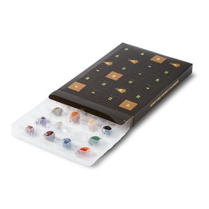 Collar de calendario de Adviento con colgantes de piedras preciosas juego, 25 piezas imagen 8