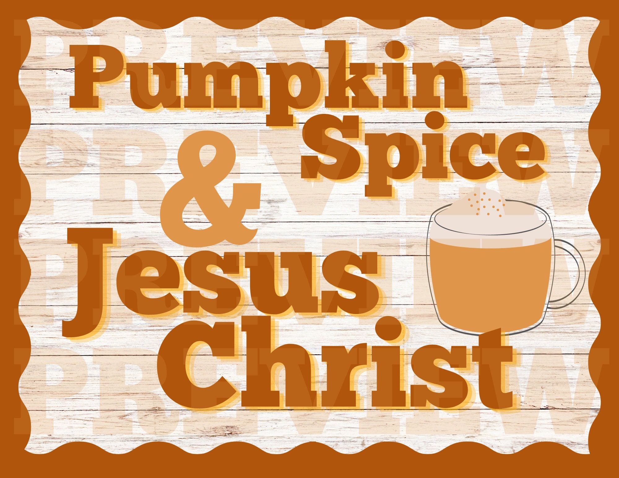 Pumpkin Spice & Jesus Christ - Fall Inspired - Christian Bulletin Board ...